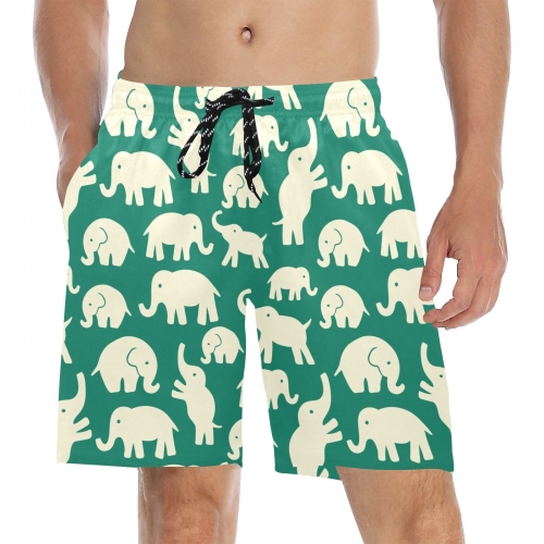 Men's Mid-Length Beach Shorts (ModelL51)