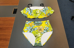 High Waisted Flounce Bikini Set(ModelS13)