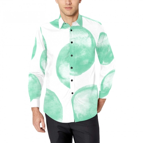 Men's All Over Print Long Sleeve Shirt (Without Pocket) (ModelT61)