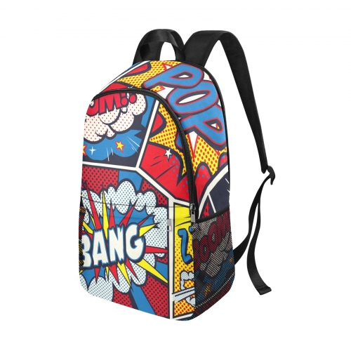 All-Over Print Unisex Casual Backpack with Side Mesh Pockets (Model 1659)