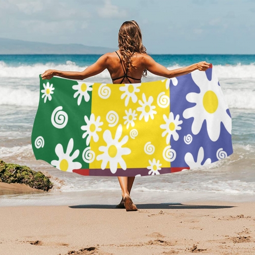 Beach Towel 32"x 71"(Made In Queen)