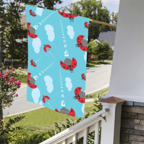 Garden Flag 60" x 36" (Two Sides with Different Printing)(Made in Queen)