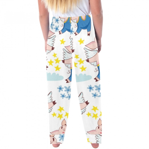 Kids' All Over Print Pajama Trousers (Model Sets 07)