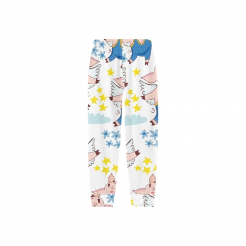 Kids' All Over Print Pajama Trousers (Model Sets 07)