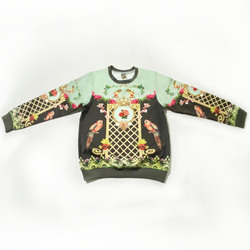 Women's All Over Print Sweatshirt (Model H18)