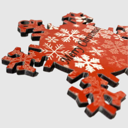 Personalized Snowflake Ornament(One Piece)