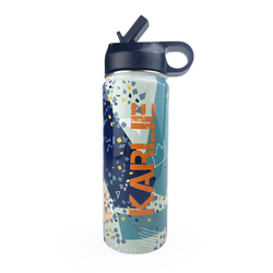 Water Insulated Bottles With Straw Lid(18 OZ )