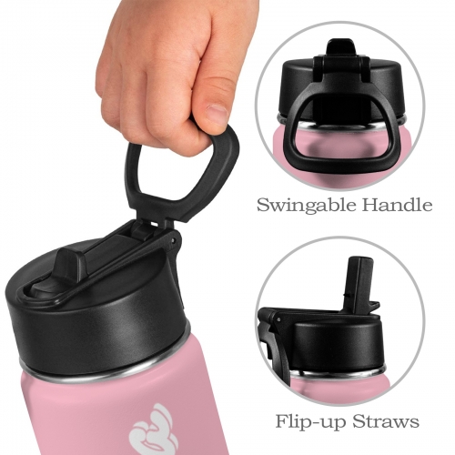 Kids Water Bottle with Straw Lid (12 oz)