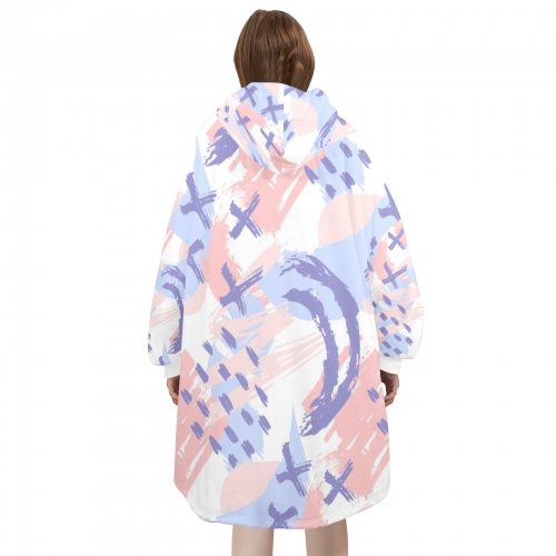 Unisex Blanket Hoodie(Model H59）