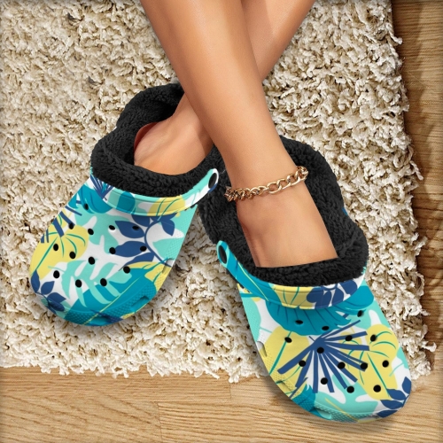 Custom Print Fleece Lined Adults Clogs