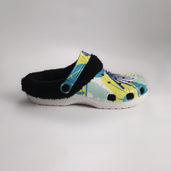 Custom Print Fleece Lined Adults Clogs