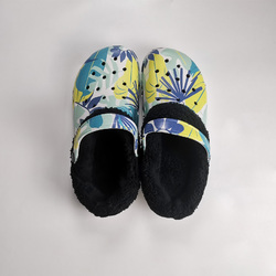 Custom Print Fleece Lined Adults Clogs