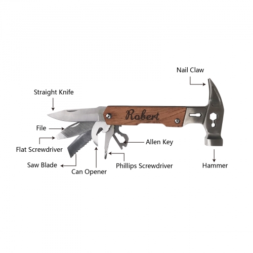 Custom Wooden Handle Claw Hammer