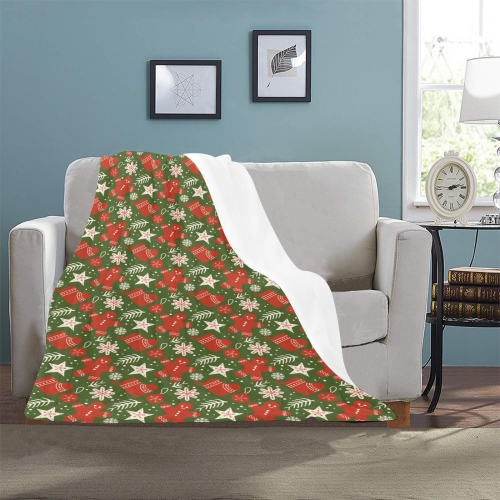 Ultra-Soft Micro Fleece Blanket 32"x48"(Made in Queen)