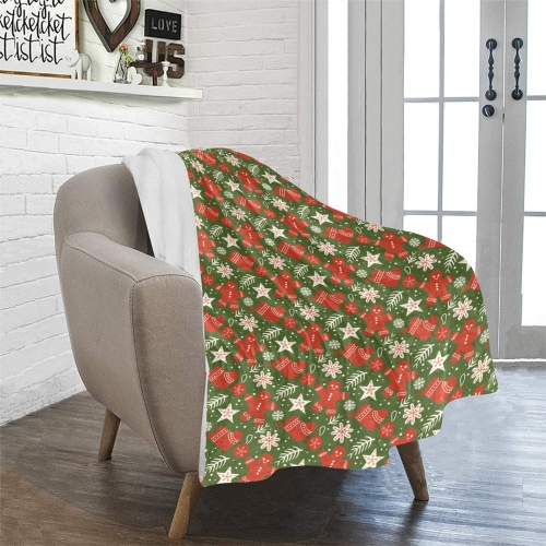 Ultra-Soft Micro Fleece Blanket 32"x48"(Made in Queen)