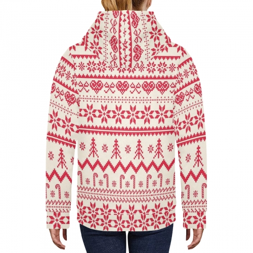 Women's All-Over Print Hoodie (Model H55)