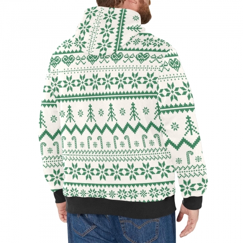 New Men's All-Over Print Hoodie (Model H55)