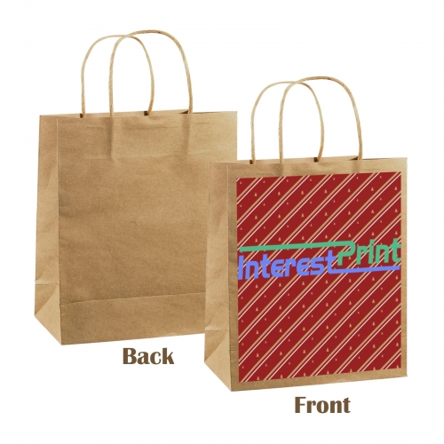 Kraft Paper Gift Bag (One Side Printing)