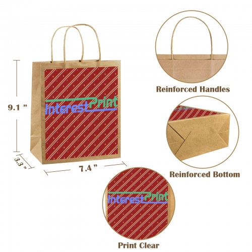 Kraft Paper Gift Bag (One Side Printing)