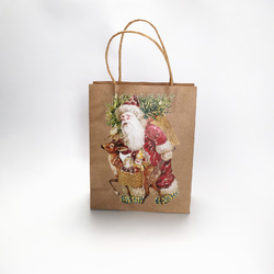 Kraft Paper Gift Bag (One Side Printing)