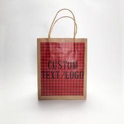 Kraft Paper Gift Bag (One Side Printing)