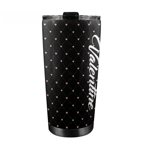 Custom Tumbler with Black Lid (20oz ）