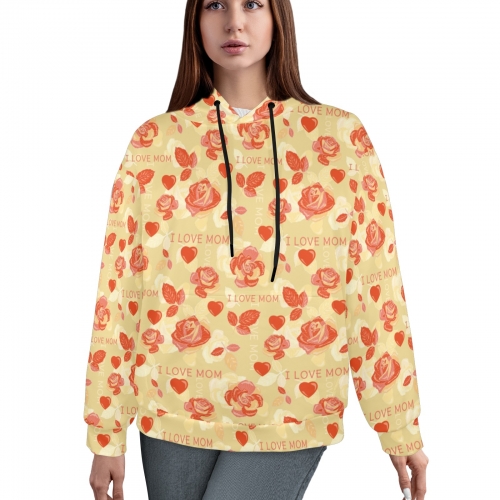 Women's All Over Print Hoodie (Model H61)