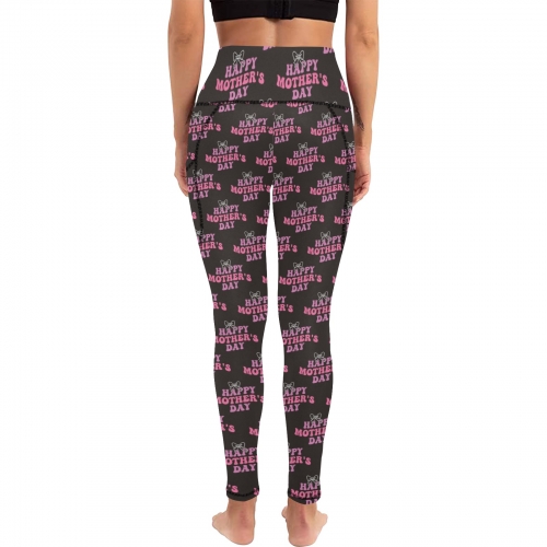 All Over Print High Waist Leggings with Pockets (ModelL56)