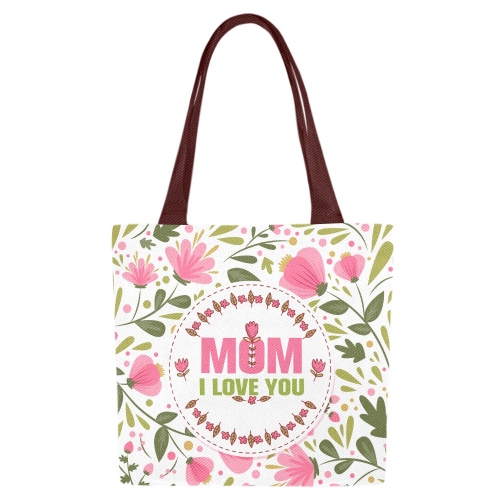 Canvas Tote Bag (Model1657) (Set of 4)