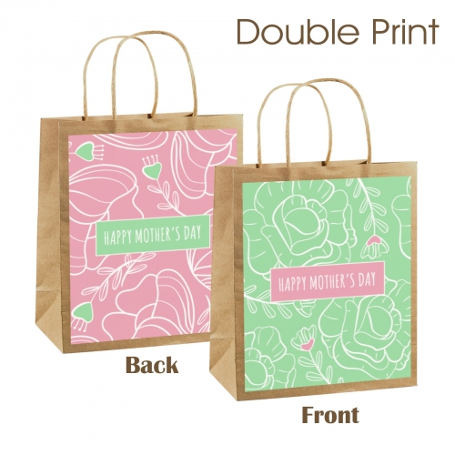 Kraft Paper Gift Bag (Two Sides Printing)