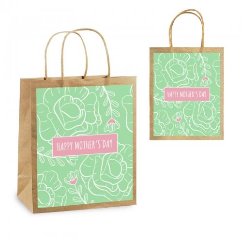 Kraft Paper Gift Bag (Two Sides Printing)