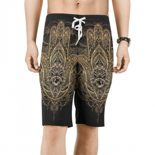 Men's All Over Print Beach Shorts (Model L16)