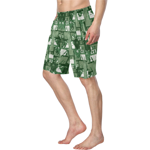 Men's Beach Shorts( Model L21) (Designs Are Mirrored)